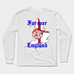 Forever England Tee shirt design football rugby Long Sleeve T-Shirt